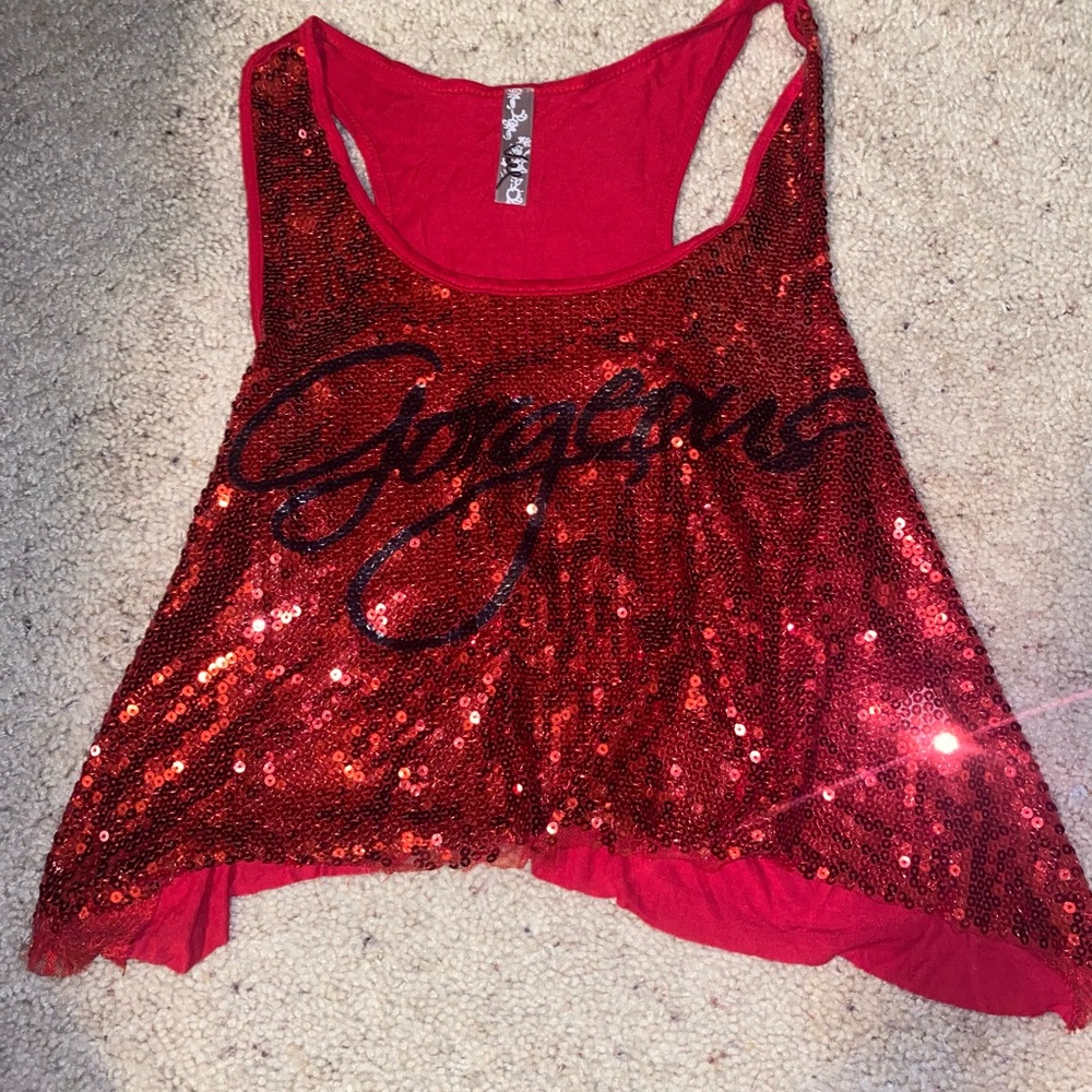 Gorgeous sequin top
